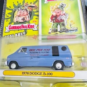 1976 Dodge B-100 Blue Die-Cast Van. IT’S THE GARBAGE PAIL KIDS.
